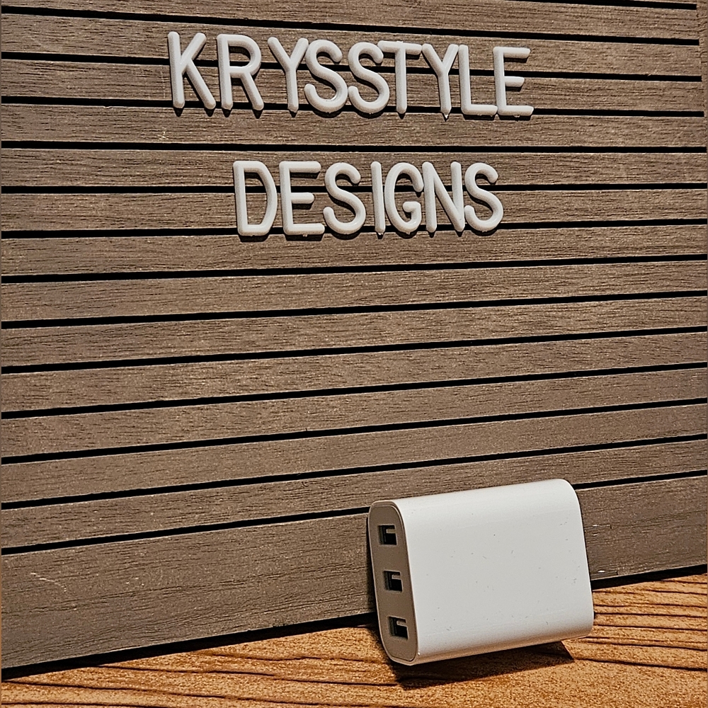 Triple USB Wall Charger Bricks (3) - Picture 2 of 5